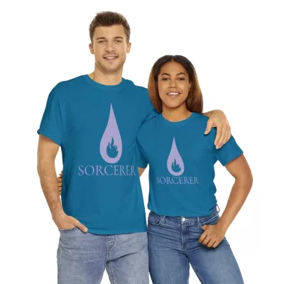 Sorcerer | Unisex Class T-shirt | Dungeons and Dragons Style | Pathfinder Style | Fantastic Gift | Metal D20 Shirt | Dragon Dice Shirt - Image 10