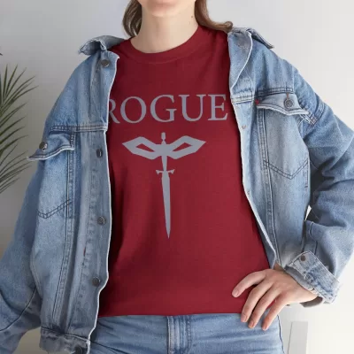 Rogue | Unisex Class T-shirt | Dungeons and Dragons Style | Pathfinder Style | Fantastic Gift | Metal D20 Shirt | Dragon Dice Shirt - Image 81