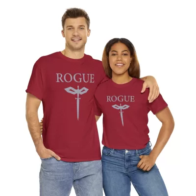 Rogue | Unisex Class T-shirt | Dungeons and Dragons Style | Pathfinder Style | Fantastic Gift | Metal D20 Shirt | Dragon Dice Shirt - Image 82