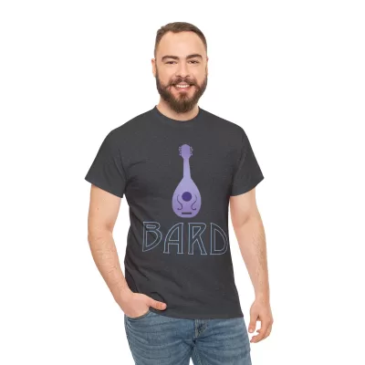 Bard | Unisex Class T-shirt | Dungeons and Dragons Style | Pathfinder Style | Fantastic Gift | Metal D20 Shirt | Dragon Dice Shirt - Image 49