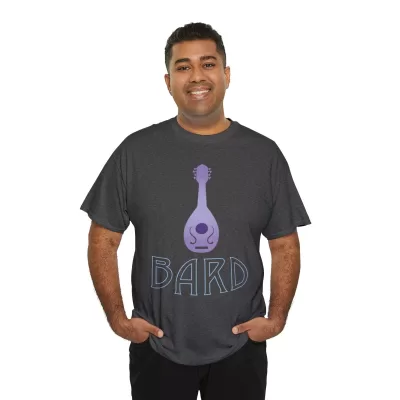 Bard | Unisex Class T-shirt | Dungeons and Dragons Style | Pathfinder Style | Fantastic Gift | Metal D20 Shirt | Dragon Dice Shirt - Image 56