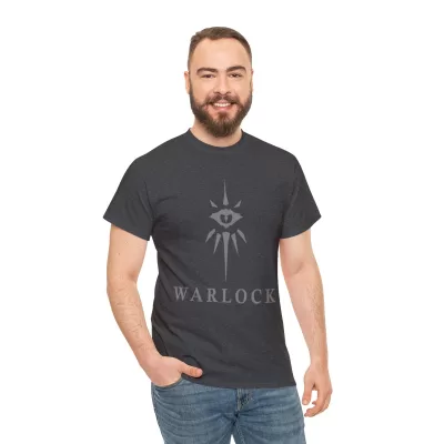 Warlock | Unisex Class T-shirt | Dungeons and Dragons Style | Pathfinder | Fantastic Gift | Metal D20 Shirt | Dragon Dice Shirt - Image 49