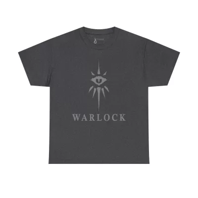 Warlock | Unisex Class T-shirt | Dungeons and Dragons Style | Pathfinder | Fantastic Gift | Metal D20 Shirt | Dragon Dice Shirt - Image 50