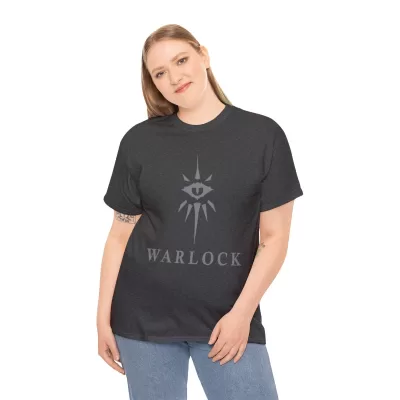 Warlock | Unisex Class T-shirt | Dungeons and Dragons Style | Pathfinder | Fantastic Gift | Metal D20 Shirt | Dragon Dice Shirt - Image 53