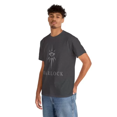Warlock | Unisex Class T-shirt | Dungeons and Dragons Style | Pathfinder | Fantastic Gift | Metal D20 Shirt | Dragon Dice Shirt - Image 54