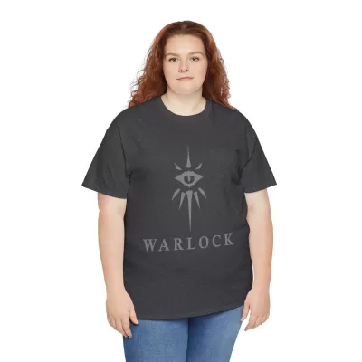 Warlock | Unisex Class T-shirt | Dungeons and Dragons Style | Pathfinder | Fantastic Gift | Metal D20 Shirt | Dragon Dice Shirt - Image 55