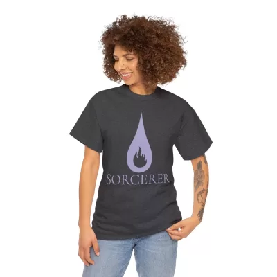 Sorcerer | Unisex Class T-shirt | Dungeons and Dragons Style | Pathfinder Style | Fantastic Gift | Metal D20 Shirt | Dragon Dice Shirt - Image 64