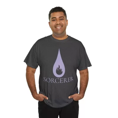 Sorcerer | Unisex Class T-shirt | Dungeons and Dragons Style | Pathfinder Style | Fantastic Gift | Metal D20 Shirt | Dragon Dice Shirt - Image 68