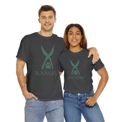 Ranger | Unisex T-shirt | Dungeons and Dragons Style | Pathfinder Style | Fantastic Gift | Metal D20 Shirt | Dragon Dice Shirt - Image 58