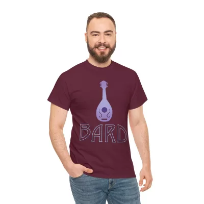 Bard | Unisex Class T-shirt | Dungeons and Dragons Style | Pathfinder Style | Fantastic Gift | Metal D20 Shirt | Dragon Dice Shirt - Image 25