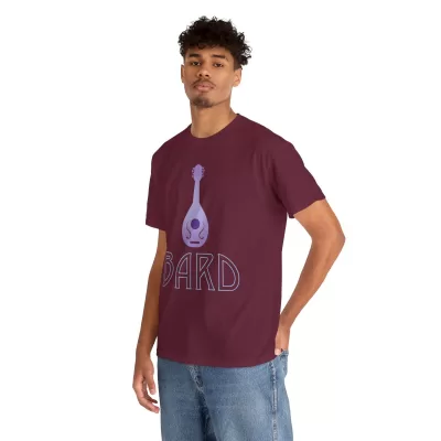 Bard | Unisex Class T-shirt | Dungeons and Dragons Style | Pathfinder Style | Fantastic Gift | Metal D20 Shirt | Dragon Dice Shirt - Image 30