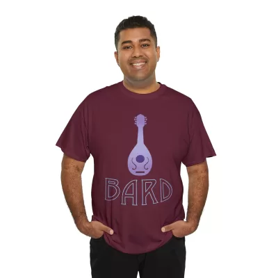 Bard | Unisex Class T-shirt | Dungeons and Dragons Style | Pathfinder Style | Fantastic Gift | Metal D20 Shirt | Dragon Dice Shirt - Image 32