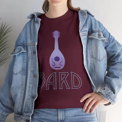 Bard | Unisex Class T-shirt | Dungeons and Dragons Style | Pathfinder Style | Fantastic Gift | Metal D20 Shirt | Dragon Dice Shirt - Image 33