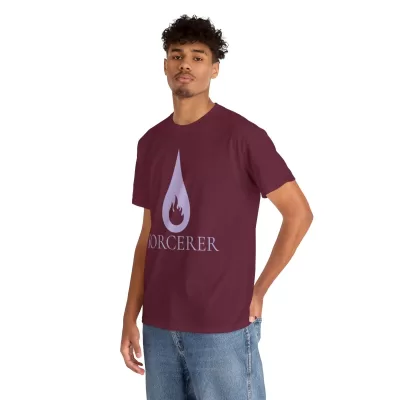 Sorcerer | Unisex Class T-shirt | Dungeons and Dragons Style | Pathfinder Style | Fantastic Gift | Metal D20 Shirt | Dragon Dice Shirt - Image 42