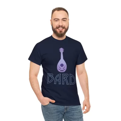 Bard | Unisex Class T-shirt | Dungeons and Dragons Style | Pathfinder Style | Fantastic Gift | Metal D20 Shirt | Dragon Dice Shirt - Image 73