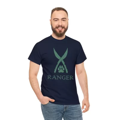 Ranger | Unisex T-shirt | Dungeons and Dragons Style | Pathfinder Style | Fantastic Gift | Metal D20 Shirt | Dragon Dice Shirt - Image 61