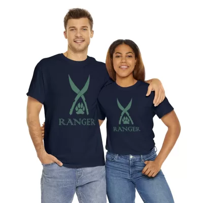 Ranger | Unisex T-shirt | Dungeons and Dragons Style | Pathfinder Style | Fantastic Gift | Metal D20 Shirt | Dragon Dice Shirt - Image 70