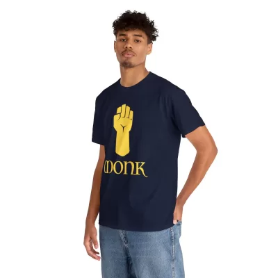 Monk | Unisex T-shirt | Dungeons and Dragons Style | Pathfinder Style | Fantastic Gift | Metal D20 Shirt | Dragon Dice Shirt - Image 66