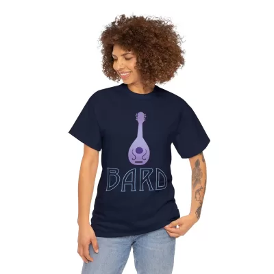 Bard | Unisex Class T-shirt | Dungeons and Dragons Style | Pathfinder Style | Fantastic Gift | Metal D20 Shirt | Dragon Dice Shirt - Image 76