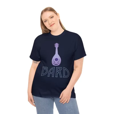 Bard | Unisex Class T-shirt | Dungeons and Dragons Style | Pathfinder Style | Fantastic Gift | Metal D20 Shirt | Dragon Dice Shirt - Image 77