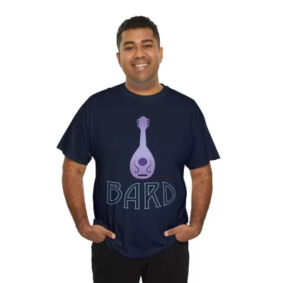 Bard | Unisex Class T-shirt | Dungeons and Dragons Style | Pathfinder Style | Fantastic Gift | Metal D20 Shirt | Dragon Dice Shirt - Image 80