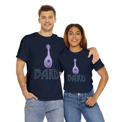 Bard | Unisex Class T-shirt | Dungeons and Dragons Style | Pathfinder Style | Fantastic Gift | Metal D20 Shirt | Dragon Dice Shirt - Image 82
