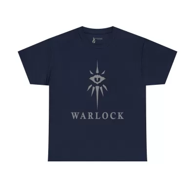 Warlock | Unisex Class T-shirt | Dungeons and Dragons Style | Pathfinder | Fantastic Gift | Metal D20 Shirt | Dragon Dice Shirt - Image 62