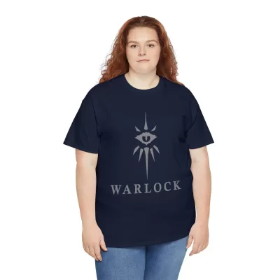 Warlock | Unisex Class T-shirt | Dungeons and Dragons Style | Pathfinder | Fantastic Gift | Metal D20 Shirt | Dragon Dice Shirt - Image 67