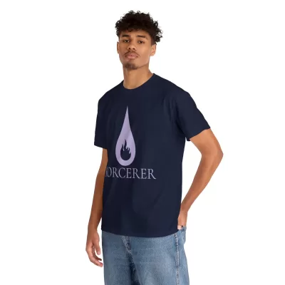Sorcerer | Unisex Class T-shirt | Dungeons and Dragons Style | Pathfinder Style | Fantastic Gift | Metal D20 Shirt | Dragon Dice Shirt - Image 78
