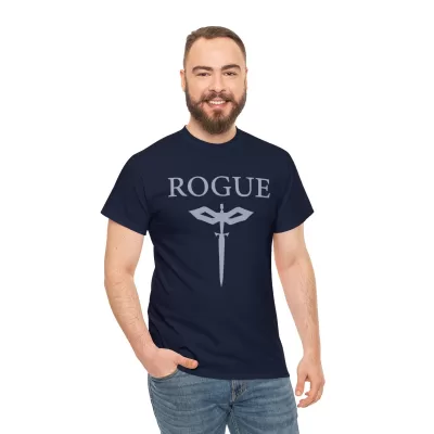 Rogue | Unisex Class T-shirt | Dungeons and Dragons Style | Pathfinder Style | Fantastic Gift | Metal D20 Shirt | Dragon Dice Shirt - Image 49
