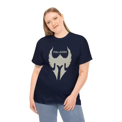 Paladin | Unisex Class T-shirt | Dungeons and Dragons Style | Pathfinder Style | Fantastic Gift | Metal D20 Shirt | Dragon Dice Shirt - Image 65