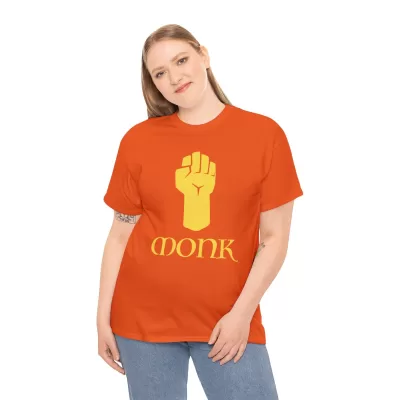 Monk | Unisex T-shirt | Dungeons and Dragons Style | Pathfinder Style | Fantastic Gift | Metal D20 Shirt | Dragon Dice Shirt - Image 52