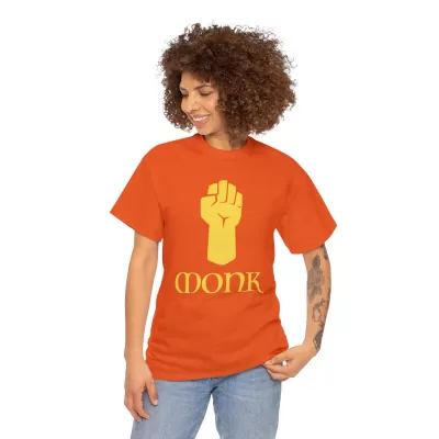 Monk | Unisex T-shirt | Dungeons and Dragons Style | Pathfinder Style | Fantastic Gift | Metal D20 Shirt | Dragon Dice Shirt - Image 49