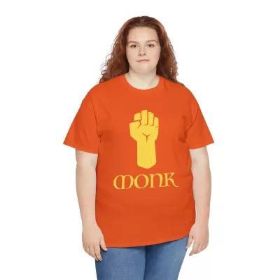 Monk | Unisex T-shirt | Dungeons and Dragons Style | Pathfinder Style | Fantastic Gift | Metal D20 Shirt | Dragon Dice Shirt - Image 55