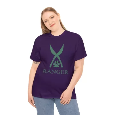Ranger | Unisex T-shirt | Dungeons and Dragons Style | Pathfinder Style | Fantastic Gift | Metal D20 Shirt | Dragon Dice Shirt - Image 77