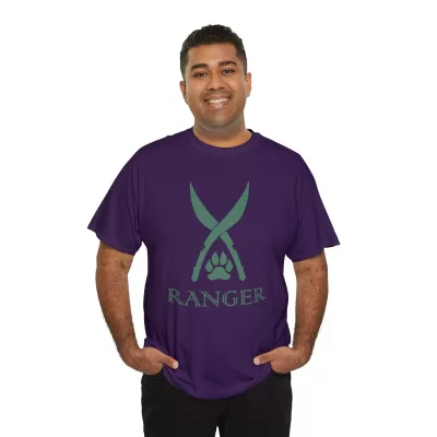 Ranger | Unisex T-shirt | Dungeons and Dragons Style | Pathfinder Style | Fantastic Gift | Metal D20 Shirt | Dragon Dice Shirt - Image 80