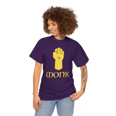 Monk | Unisex T-shirt | Dungeons and Dragons Style | Pathfinder Style | Fantastic Gift | Metal D20 Shirt | Dragon Dice Shirt - Image 73