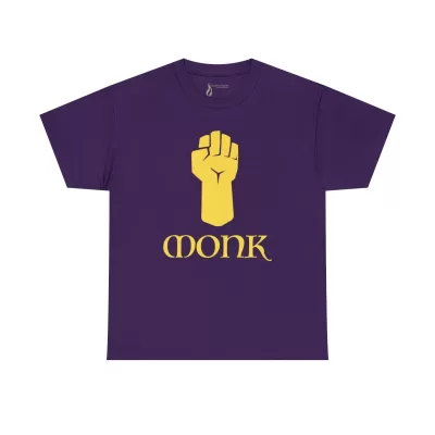 Monk | Unisex T-shirt | Dungeons and Dragons Style | Pathfinder Style | Fantastic Gift | Metal D20 Shirt | Dragon Dice Shirt - Image 74