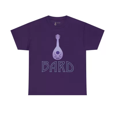 Bard | Unisex Class T-shirt | Dungeons and Dragons Style | Pathfinder Style | Fantastic Gift | Metal D20 Shirt | Dragon Dice Shirt - Image 86