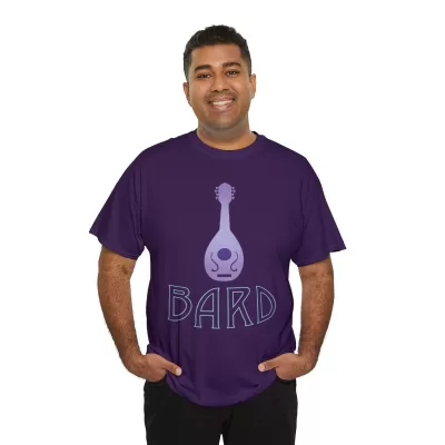 Bard | Unisex Class T-shirt | Dungeons and Dragons Style | Pathfinder Style | Fantastic Gift | Metal D20 Shirt | Dragon Dice Shirt - Image 92