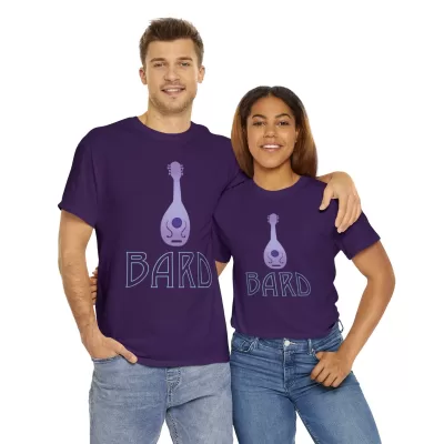 Bard | Unisex Class T-shirt | Dungeons and Dragons Style | Pathfinder Style | Fantastic Gift | Metal D20 Shirt | Dragon Dice Shirt - Image 94
