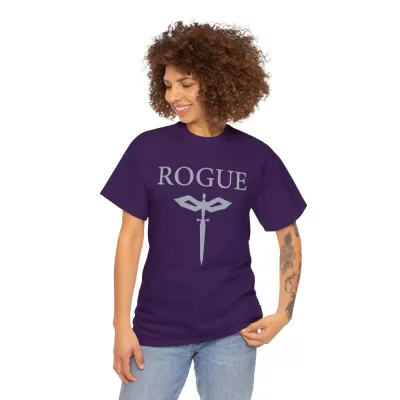 Rogue | Unisex Class T-shirt | Dungeons and Dragons Style | Pathfinder Style | Fantastic Gift | Metal D20 Shirt | Dragon Dice Shirt - Image 64