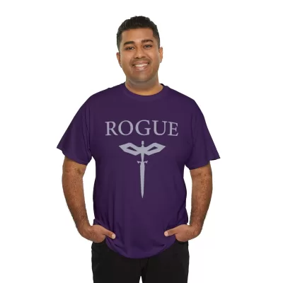 Rogue | Unisex Class T-shirt | Dungeons and Dragons Style | Pathfinder Style | Fantastic Gift | Metal D20 Shirt | Dragon Dice Shirt - Image 68