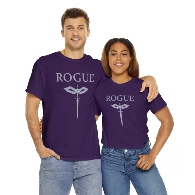 Rogue | Unisex Class T-shirt | Dungeons and Dragons Style | Pathfinder Style | Fantastic Gift | Metal D20 Shirt | Dragon Dice Shirt - Image 70