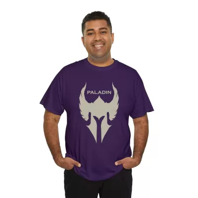 Paladin | Unisex Class T-shirt | Dungeons and Dragons Style | Pathfinder Style | Fantastic Gift | Metal D20 Shirt | Dragon Dice Shirt - Image 80