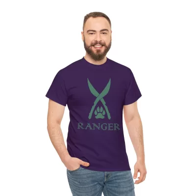 Ranger | Unisex T-shirt | Dungeons and Dragons Style | Pathfinder Style | Fantastic Gift | Metal D20 Shirt | Dragon Dice Shirt - Image 73
