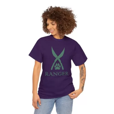 Ranger | Unisex T-shirt | Dungeons and Dragons Style | Pathfinder Style | Fantastic Gift | Metal D20 Shirt | Dragon Dice Shirt - Image 76
