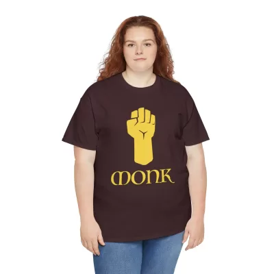 Monk | Unisex T-shirt | Dungeons and Dragons Style | Pathfinder Style | Fantastic Gift | Metal D20 Shirt | Dragon Dice Shirt - Image 31