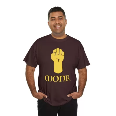 Monk | Unisex T-shirt | Dungeons and Dragons Style | Pathfinder Style | Fantastic Gift | Metal D20 Shirt | Dragon Dice Shirt - Image 32