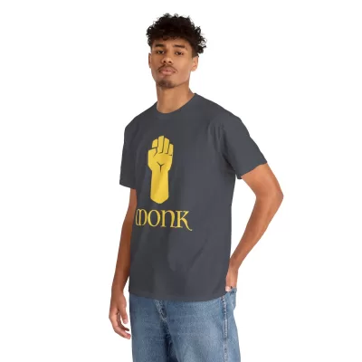 Monk | Unisex T-shirt | Dungeons and Dragons Style | Pathfinder Style | Fantastic Gift | Metal D20 Shirt | Dragon Dice Shirt - Image 6